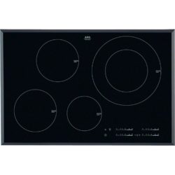 AEG HK854220FB 80cm Induction Hob in Black Glass